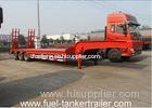40-60ton 3 axle low bed trailer / low bed truck semi trailer / lowbed truck semitrailer