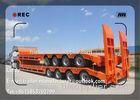 Heavy Duty Multi - axle Hydraulic Low Bed Trailer Customizable