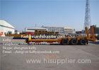 SKW9402TDP 40T 3 axles low bed semi trailer truck with Mechanical suspension