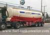 One silo V shape Bulk cement trailer with 12 CBM BOHAI AIR COMPRESSOR