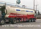 One silo V shape Bulk cement trailer with 12 CBM BOHAI AIR COMPRESSOR