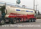 One silo V shape Bulk cement trailer with 12 CBM BOHAI AIR COMPRESSOR