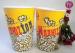 64oz Disposable Paper Popcorn Bucket For Fried Chicken / Double PE