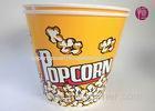 180oz Volume 4850ml Disposable Flexo Print Paper Popcorn Bucket With Paper Lid