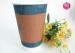Insulated Takeaway Paper Glass With PE Coated / Double Wall Hot Drink Paper Cups