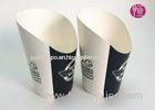 Custom Print 250ml Paper French Fry Cups 9oz Double PE Coated