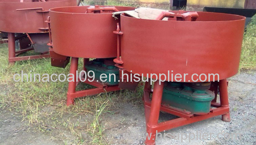 JQ350 mini automatic control pan type concrete mixer machine