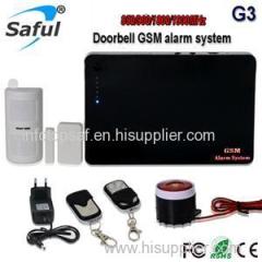 OEM high quality Saful G3 doorbell Intelligent home security GSM alarm system