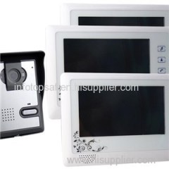 Saful TS-YP819MA 7 Inch Color Screen Wired Video Door Phone System Home Intercom Doorbell With 3 Monitors