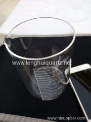 High temperature quartz beaker