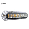 18W 5.5&quot; ECE R65 SAE J845 LED Strobe Emergency Warning Light Chrome Plating Housing