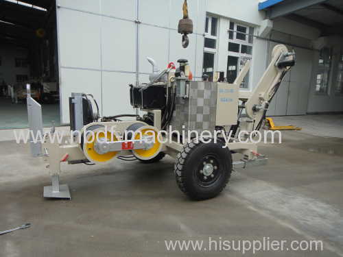 66KV Transmission Line Stringing Equipment 4 ton hydraulic puller with 3 Ton tensioner