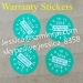 Best Selling Self Adhesive Security Seal Label Destructible Vinyl Tamper Evident Non Removable Stickers