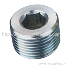 NPT male hollow hex plug 4NN