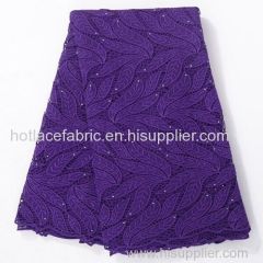 African Fabric 100% high quality African cord lace and Swiss guipure lace fabric for Nigerian wedding dresses