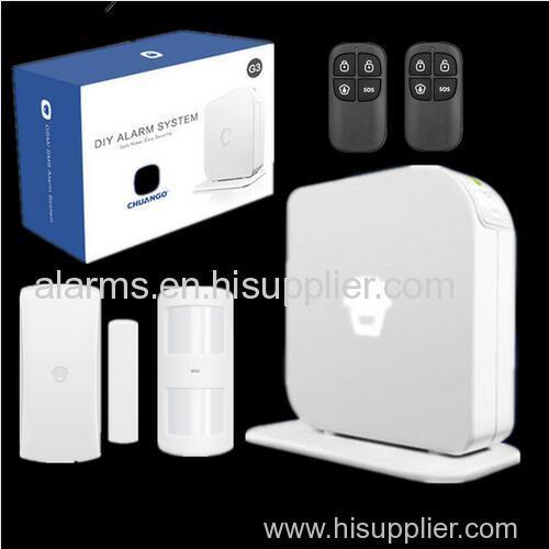 Android/ iOS APP support home security 315MHz wireless home burglar GSM alarm system