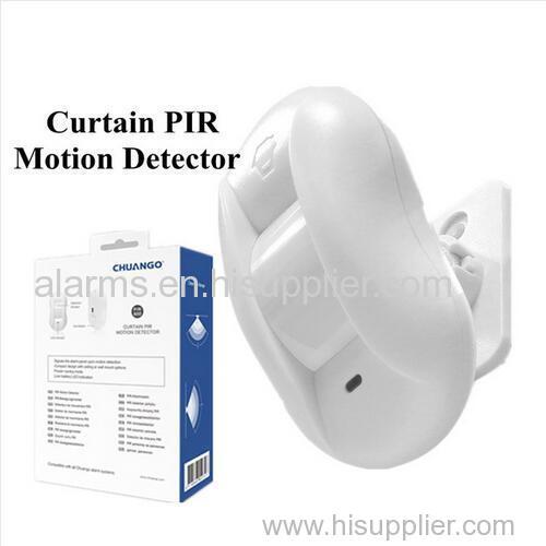 Exclusive home security intruder detectors wireless Curtain PIR motion sensor for Chuango GSM Alarm System G5/ B11/ G3