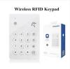 2016 new arrival home security accessories arm/ disarm keyboard remotely Wireless RFID Keypad for Chuango alarm system