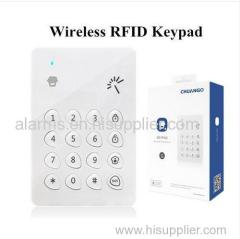 2016 new arrival home security accessories arm/ disarm keyboard remotely Wireless RFID Keypad for Chuango alarm system