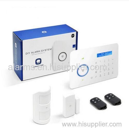 LCD touch keypad GSM/ PSTN dual network bulgar wireless alarm system