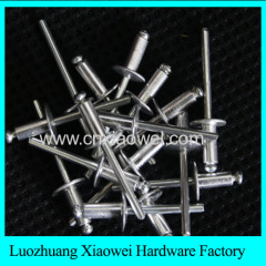 aluminum flush head break closed end blind rivets