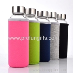 Promot gift car waterbottle sport bottle with stainless steel cap