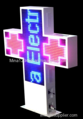 Factory direct sale P16 led display screen led sign board pharmacy