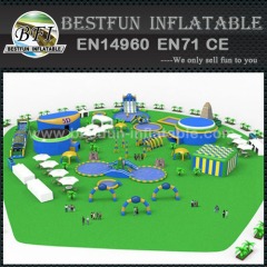 Portable move inflatable Water Park