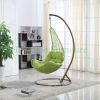 Wicker material hammock with cushions rattan hammock