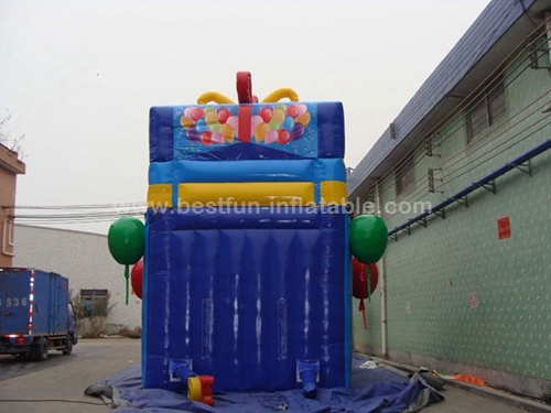 Candy park inflatable snow slide toboggan slide