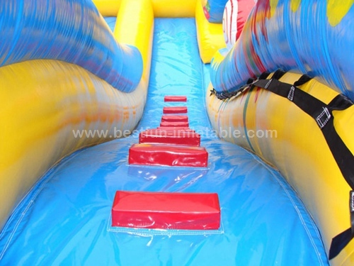 Candy park inflatable snow slide toboggan slide