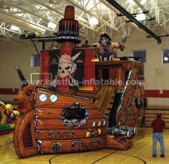 Classic Pirate Ship Inflatable Slide