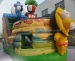 Pirate Ship Inflatable Elephant slide