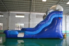 Monster Curvy Wave Inflatable slide