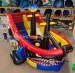 Pirate ship inflatable slide with jumping place