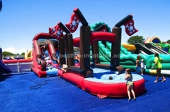 Pirate Ship Bounce House And Inflatable Water Slide