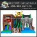 Jungle Adventure Inflatable Slide