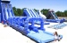 Amusement park giant inflatable slide