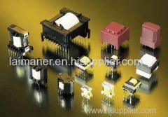 Low DC Resistance ee 25 high frequency transformer