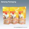 Chocolate Rice Packaging Stand UP Resealable Pouches With Zipper Lock Doypack