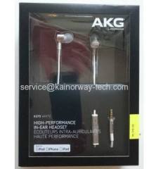 AKG K375 White High Performance In-Ear Earbud Headphones With Remote and Mic