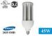 E27 E40 360 Degree LED Corn COB Bulb 45 W For High Bay Post Top