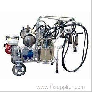 Two Buckets Vacuum Pump Milking Machines