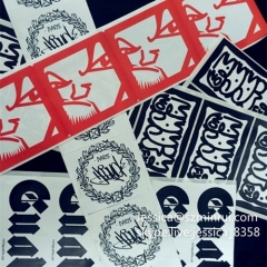 High Quality Permanent Adhesive Sticker Destructible Vinyl Security Label Stickers Eggshell Graffiti Sticker