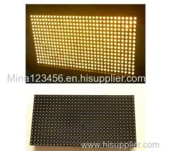 5V 40A Yellow color P10 led display module