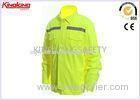 Fluorescent yellow/orange reflective work suit/safety workwear jacket