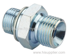 BSP male double use for 60° cone seat or bonded seal/ BSP male captive seal Adapters 1BM