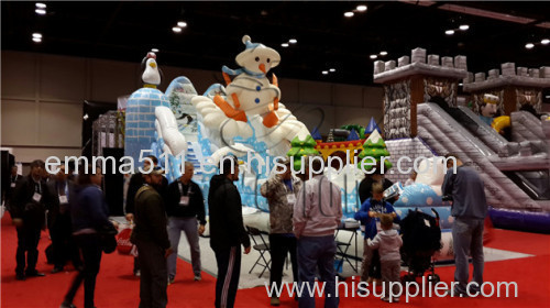 2015 commercial Hot Sale Inflatable Bouncer Slide