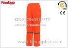 Yellow Fluorescent High Visibility Workwear / Reflective Pants