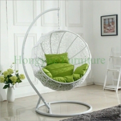 Outdoor indoor rattan hammock with cushions wicker hammock manufacturer